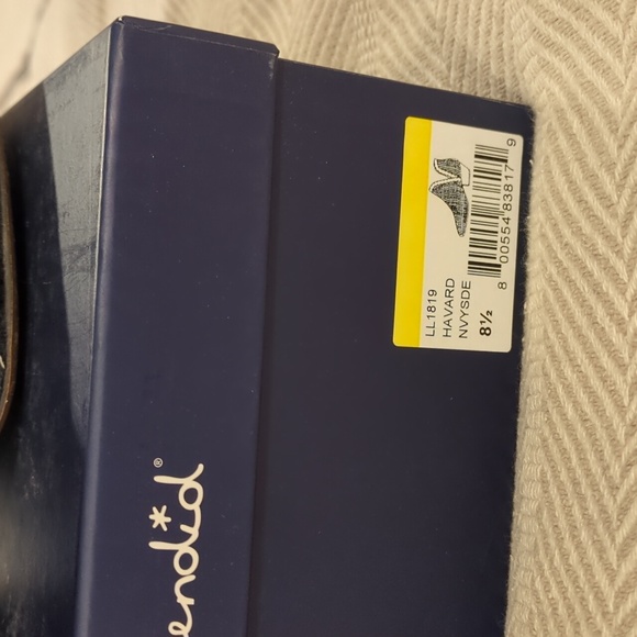 Splendid | perforated suede navy ankle booties - Picture 7 of 7